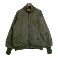 STUSSY ステューシー FRAGMENT DESIGN フラグメント デザイン 35TH 15AW MA-1 SF BOMBER JACKET ボンバージャケット オリーブ Size XL 福生店