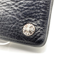 Chrome Hearts クロムハーツ 1ZIP レザーウォレット クロスボールボタン ブラック 福生店