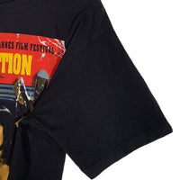 90's PULP FICTION パルプフィクション プリントTシャツ ブラック USA製 ウィンターランド 袖裾シングル Size L 福生店