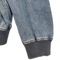 DIESEL ディーゼル D-VINZ Bomber Jacket デニム ボンバージャケット リブブルゾン ライトブルー 大谷サテンワッペンカスタム品 Size L 福生店