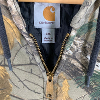 Carhartt カーハート REALTREE リアルツリー ジップアップパーカー カモフラージュ メキシコ製 102276 977 Size 2XL 福生店
