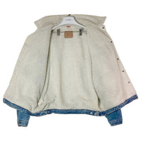 Levi's リーバイス 70608-0214 ユーロリーバイス チュニジア製 デニムボアジャケット Gジャン インディゴ sizeXL 瑞穂店