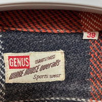 WAREHOUSE ウエアハウス チェック ヘビーフランネルシャツ オレンジ Size 38 瑞穂店
