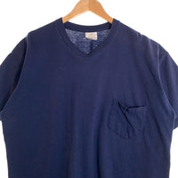 90's Sears シアーズ 半袖 ポケT ポケット Tシャツ ネイビー USA製 Size XX-LARGE 福生店