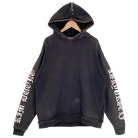 ASKYURSELF アスクユアセルフ 袖プリント プルオーバー フーディー パーカー ブラック Size S 福生店
