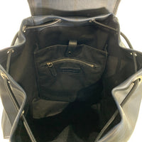 BURBERRY バーバリー PVC レザー バックパック リュック ブラックネイビーバーバリーチェック 福生店