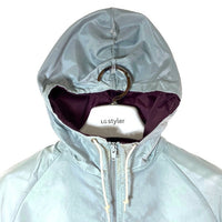 NIKE ナイキ 80's 紺タグ ナイロンジャケット パープルxグレー sizeM 瑞穂店