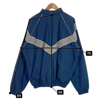00's U.S.AIR FORCE 米空軍 ナイロン トレーニングジャケット ネイビー リフレクター 04年会計 8415-01-518-4607 Size M-R 福生店