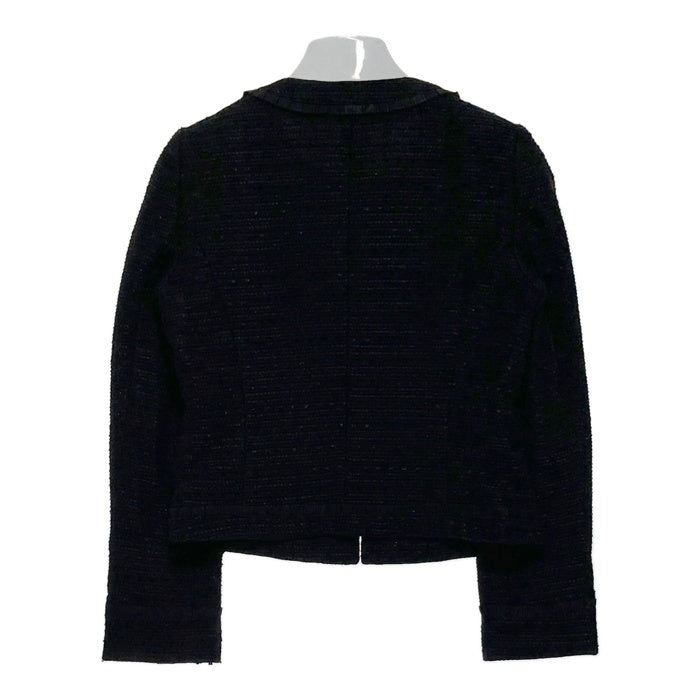 ANAYI ノーカラージャケット 36 ANAYI ジャケット ノーカラージャケット ストレッチクロスノー