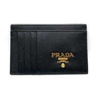 PRADA プラダ 1MC053 名刺入れ カードケース サフィアーノ メタル ブラック 瑞穂店