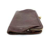 IL BISONTE イルビゾンテ ガマ口 長財布 ロングウォレット ブラウン 瑞穂店