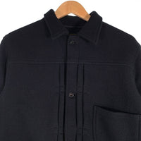 Cushman クッシュマン MELTON FIRST JACKET メルトン ファーストジャケット ウール ブラック バックルバック LOT 21373 Size L 福生店