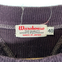 WAREHOUSE ウェアハウス SYLVANIA シルべニア セットインフリーダム クルーネックスウェット パープル Lot.403 Size 40 福生店