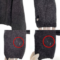 Ordnary Practice ハーフジップ アクリルニットセーター チャコールグレー Size S 福生店