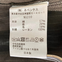 Needles ニードルズ NS230 Pinstripe Work Shirt ピンストライプ 長袖ワークシャツ ブラウン SizeM 瑞穂店