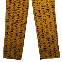 LIFE`S A BEACH ライフズアビーチ 復刻 スカルボーンプリント ワークパンツ イエロー Size L 福生店