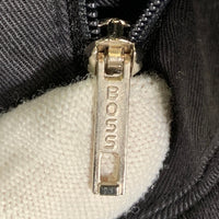HUGO BOSS ヒューゴボス 2タック コットントラウザーパンツ ブラック イタリア製 Size w90cm 福生店