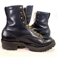Wesco ウエスコ Job Master ジョブマスター LTT レースアップ レザーブーツ ブラック 38 05 Size 8 1/2D (26.5cm) 福生店