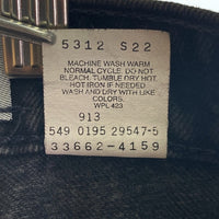 Levi’s リーバイス SilverTab シルバータブ USA製 95年 ボタン裏549 LOOSE ルース ブラックデニム バギーショーツ ブラック size34 瑞穂店