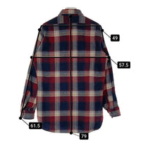 PENDLTON ペンドルトン 70s チェック ウールシャツ レッド sizeM 瑞穂店