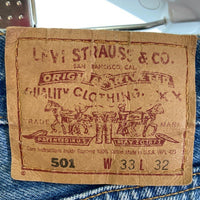 Levi's リーバイス 501-6191 USA製 90s デニムパンツ ジーンズ インディゴ sizeW33 瑞穂店