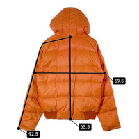 MONCLER モンクレール BULGARIE ブルガリ ダウンジャケット オレンジ size2 瑞穂店