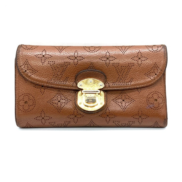 LOUIS VUITTON ルイヴィトン M95996 ポルトフォイユ アメリア 長財布 マヒナ ブラウン 瑞穂店