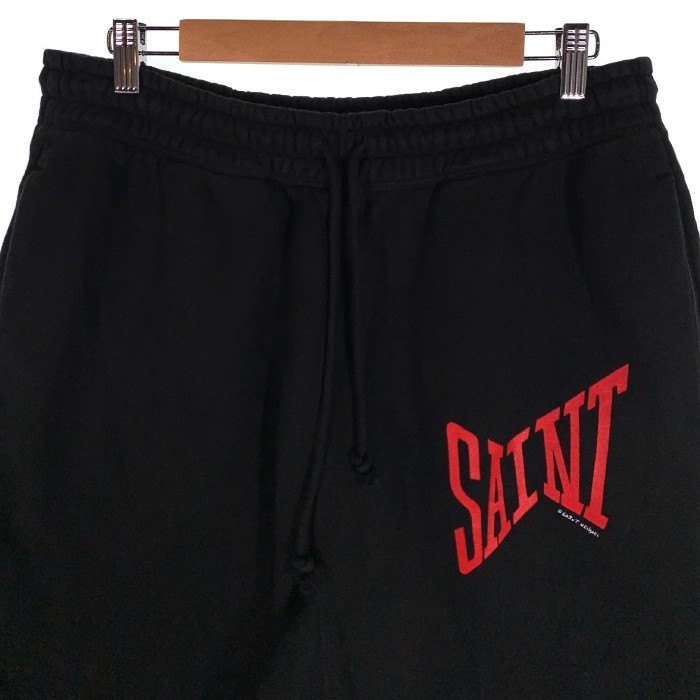 SAINT Mxxxxxx セントマイケル 21SS Logo Sweat Shorts ロゴプリント ...