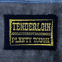 TENDERLOIN テンダーロイン T-POLY CHECK SHT チェーンロゴ刺繍 チェック オープンカラーシャツ 半袖 グレー ブルー 薄手 Size M 福生店