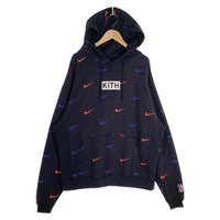 NIKE ナイキ 20AW KITH キス Knicks Swoosh Hoodie ニューヨーク・ニックス スウッシュ プルオーバースウェットパーカー ブラック CZ1749-010 Size XL 福生店