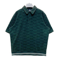 KITH キス エンボスロゴ パイル地 ポロシャツ グリーン Size L 瑞穂店