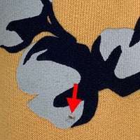 DENIM TEARS デニムティアーズ 24AW CPFM カクタスプラントフリーマーケット Wreath Sweatpants リース プリント スウェットパンツ イエロー Size M 福生店