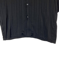 Needles ニードルス OT202 S/S Cowboy One-Up Shirt TA/CU/PE Georgette パピヨン刺繍 カウボーイ オープンカラーシャツ ブラック sizeS 瑞穂店