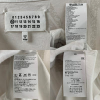 Maison Margiela メゾンマルジェラ 17SS Collegiate M Print Tee カレッジプリント 半袖 Tシャツ ホワイト S50GC0466 Size 48 福生店
