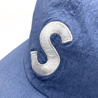 SUPREME シュプリーム 23SS Cordura Ripstop S Logo 6-Panel Cap コーデュラナイロン リップストップ Sロゴ 6パネルキャップ ライトブルー 福生店