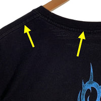 00's Slipknot スリップノット メンバーフォトプリント Tシャツ ブラック コピーライト/タグなし Size L 相当 福生店