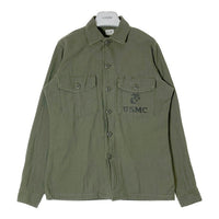 USMC アメリカ海兵隊 OG107 73年会計 ファティーグシャツ オリーブ size15 1/2 瑞穂店