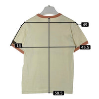 TOY'S McCOY トイズマッコイ 前V リンガー Tシャツ ベージュ sizeS 瑞穂店