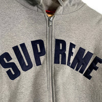 SUPREME シュプリーム 24FW Arc Thermal Zip Up Hooded Sweatshirt アーク サーマル ジップアップ フーディー パーカー グレー Size S 福生店