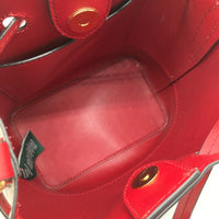 LAUREN RALPH LAUREN ローレンラルフローレン 巾着 ショルダーバッグ レザー ホワイト 瑞穂店