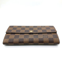 LOUISVUITTON ルイヴィトン ダミエ ポルトフォイユサラ 長財布 N61734 ブラウン ※ホック緩め 瑞穂店