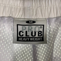 PRO CLUB プロクラブ FULL COURT WIND BREAKER PANTS ジップアップ ナイロン パンツ ホワイト Size M 福生店