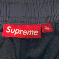 SUPREME シュプリーム 23SS Full Zip Baggy Warm Up Pants ナイロン フルジップ バギー ウォームアップ パンツ ブラック Size L 福生店