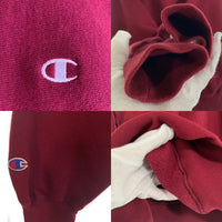 90's Champion チャンピオン REVERSE WEAVE リバースウィーブ 刺繍タグ クルーネック スウェット バーガンディー Size L 福生店
