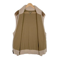 ORVIS オービス コットンニット ジップアップベスト ベージュ Size XL 福生店