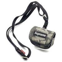 SUPREME シュプリーム 22SS シュプリーム Fat Tip Jacquard Denim Airpods Case ファットチップジャカードデニム エアポッズケース ブラック 福生店