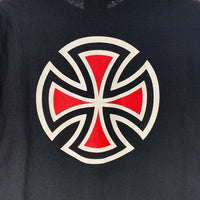 90's~ INDEPENDENT インデペンデント プリントTシャツ ブラック NHS Size L 福生店
