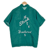 70's Hilton ヒルトン ボーリングシャツ 半袖 グリーン USA製 Size L 福生店