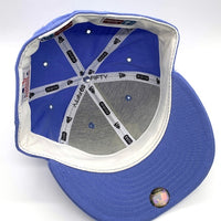 90's New Era ニューエラ MLB ニューヨーク・ヤンキース 59FIFTY ベースボールキャップ ライトブルー ウール USA製 Size 7 3/8 (56.8cm) 福生店