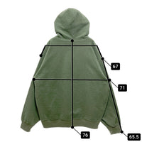 SUPREME シュプリーム 23AW Inside Out Box Logo Hooded Sweatshirt インサイドアウト ボックスロゴ プルオーバースウェットパーカー オリーブ Size XXL 瑞穂店